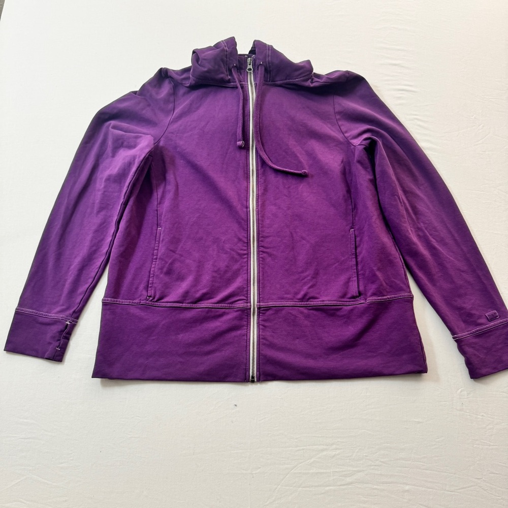 Pact Purple Organic Cotton Blend Hoodie